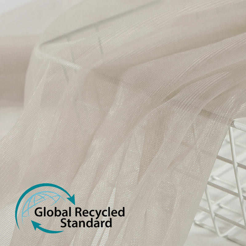 RPET 20D Curved Mesh Cloth Mosquito Net Long Skirt Mesh Fabric Laundry Bag Mesh Cloth Recycled Fabric