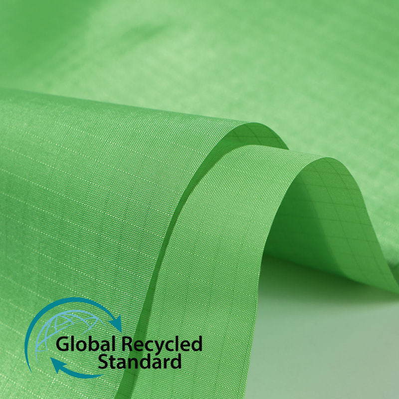 210T Plaid Polyester Taffeta Down Jacket Umbrella Recycled Fabric